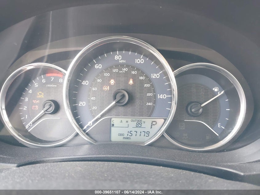 2015 Toyota Corolla L VIN: 2T1BURHE6FC277803 Lot: 39651107