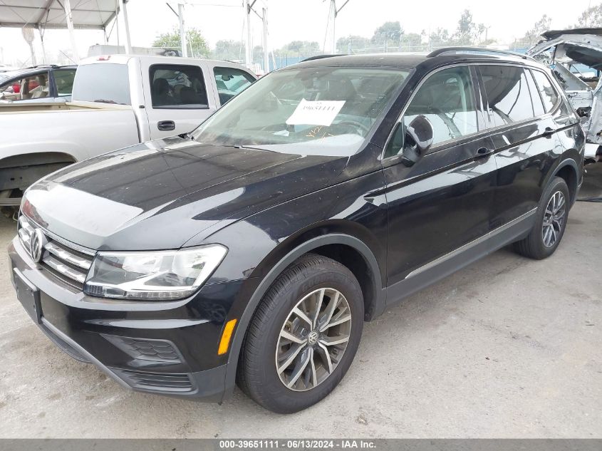 2020 Volkswagen Tiguan 2.0T Se/2.0T Se R-Line Black/2.0T Sel VIN: 3VV3B7AX1LM162122 Lot: 39651111