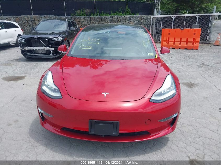 2019 Tesla Model 3 Long Range/Performance VIN: 5YJ3E1EB1KF387046 Lot: 39651115