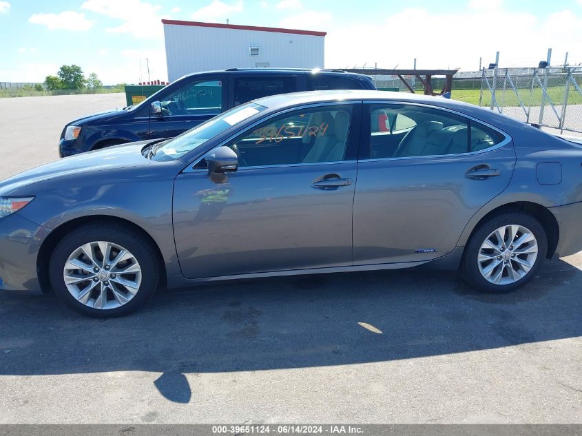 2013 Lexus Es 300H VIN: JTHBW1GG4D2029235 Lot: 39651124