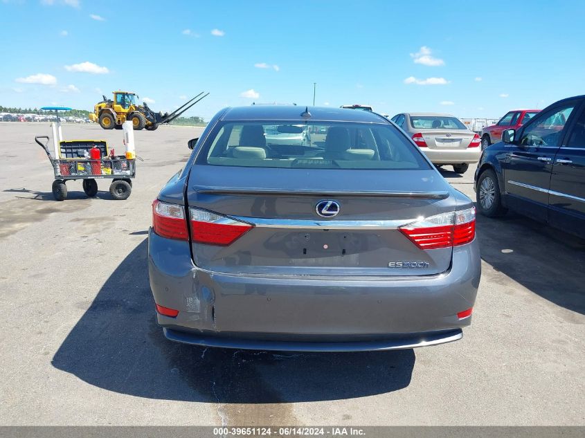 2013 Lexus Es 300H VIN: JTHBW1GG4D2029235 Lot: 39651124
