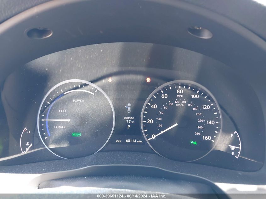 2013 Lexus Es 300H VIN: JTHBW1GG4D2029235 Lot: 39651124