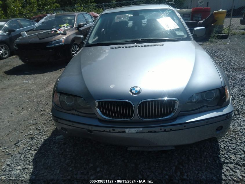 2003 BMW 330I VIN: WBAEV53493KM32840 Lot: 39651127