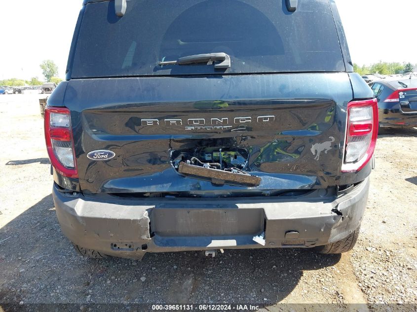 2022 Ford Bronco Sport Badlands VIN: 3FMCR9D92NRD69008 Lot: 39651131