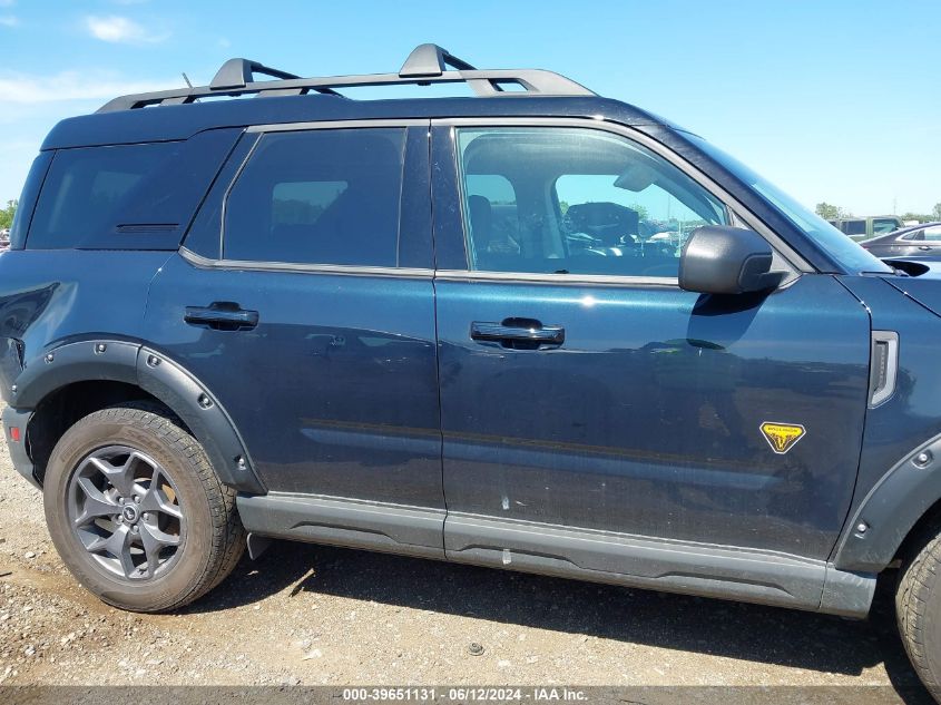 2022 Ford Bronco Sport Badlands VIN: 3FMCR9D92NRD69008 Lot: 39651131