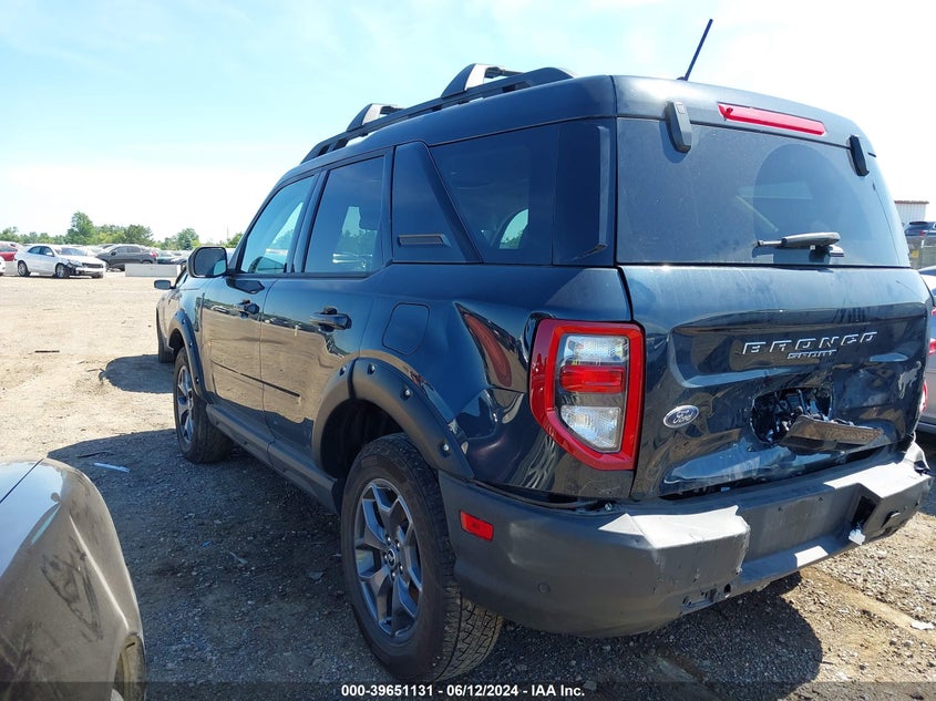 2022 Ford Bronco Sport Badlands VIN: 3FMCR9D92NRD69008 Lot: 39651131