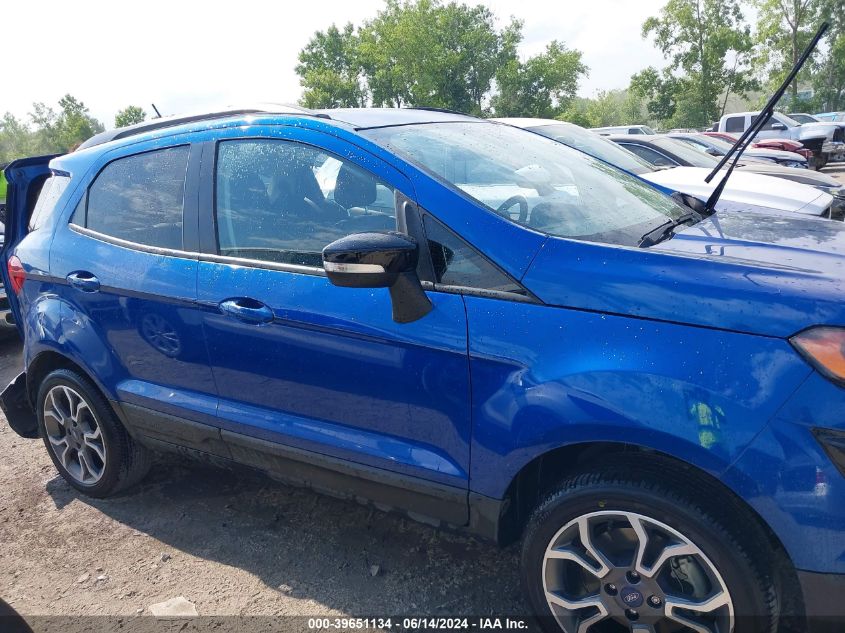 2020 Ford Ecosport Ses VIN: MAJ6S3JL3LC337799 Lot: 39651134