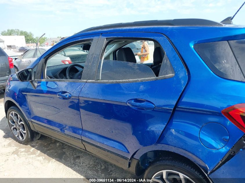 2020 Ford Ecosport Ses VIN: MAJ6S3JL3LC337799 Lot: 39651134