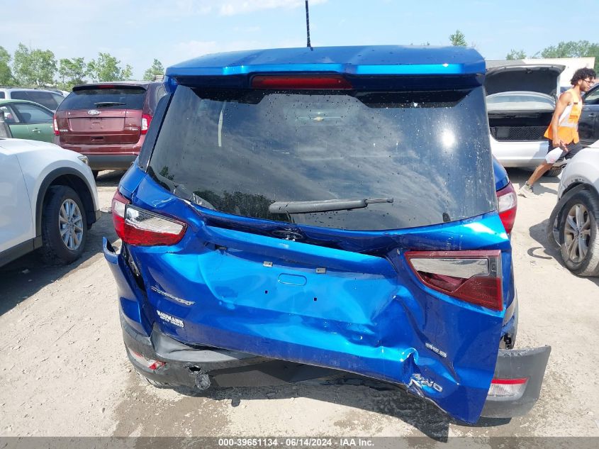 2020 Ford Ecosport Ses VIN: MAJ6S3JL3LC337799 Lot: 39651134