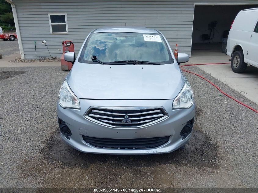 2018 Mitsubishi Mirage G4 Es VIN: ML32F3FJ1JHF07099 Lot: 39651149