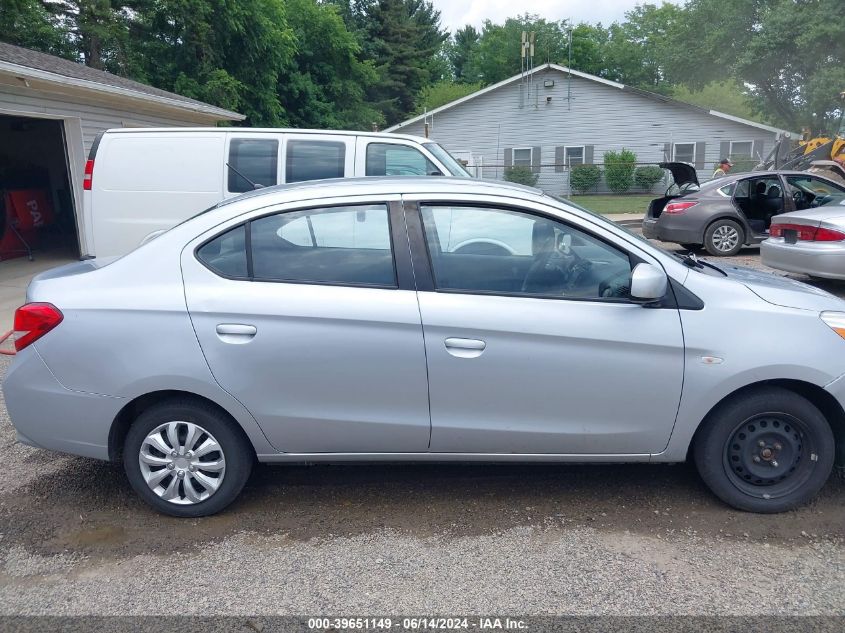 2018 Mitsubishi Mirage G4 Es VIN: ML32F3FJ1JHF07099 Lot: 39651149