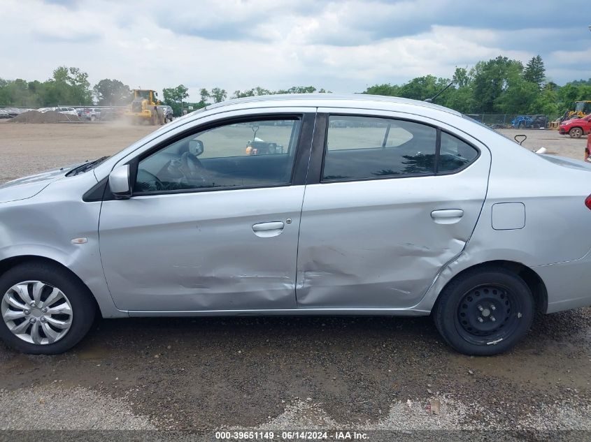 2018 Mitsubishi Mirage G4 Es VIN: ML32F3FJ1JHF07099 Lot: 39651149