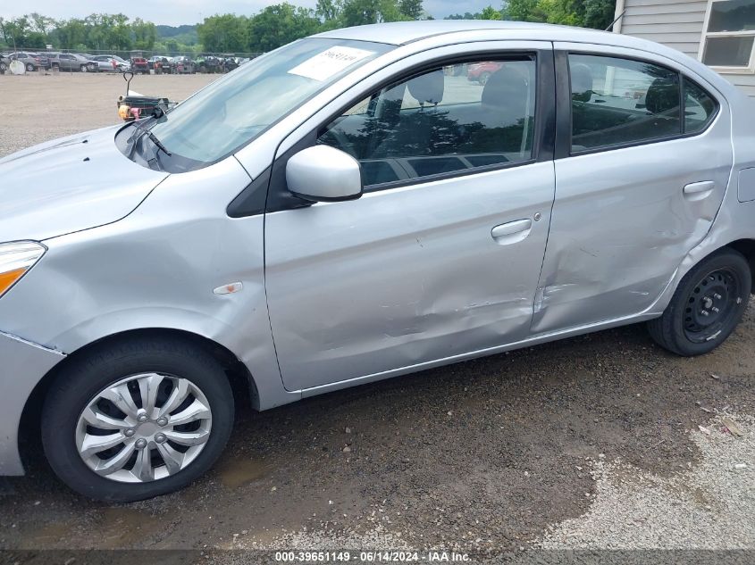 2018 Mitsubishi Mirage G4 Es VIN: ML32F3FJ1JHF07099 Lot: 39651149