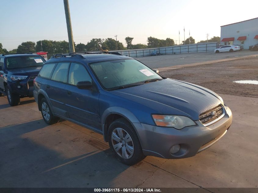 2006 Subaru Outback 2.5I VIN: 4S4BP61C067336971 Lot: 39651175