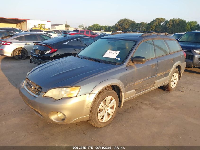 2006 Subaru Outback 2.5I VIN: 4S4BP61C067336971 Lot: 39651175