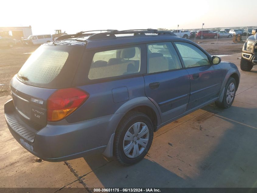 2006 Subaru Outback 2.5I VIN: 4S4BP61C067336971 Lot: 39651175