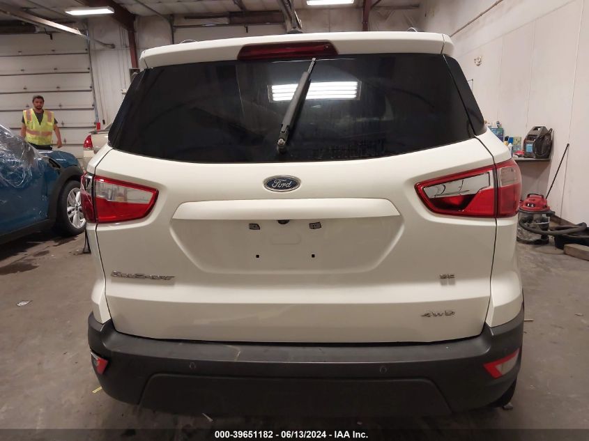 2018 Ford Ecosport Se VIN: MAJ6P1UL1JC239028 Lot: 39651182