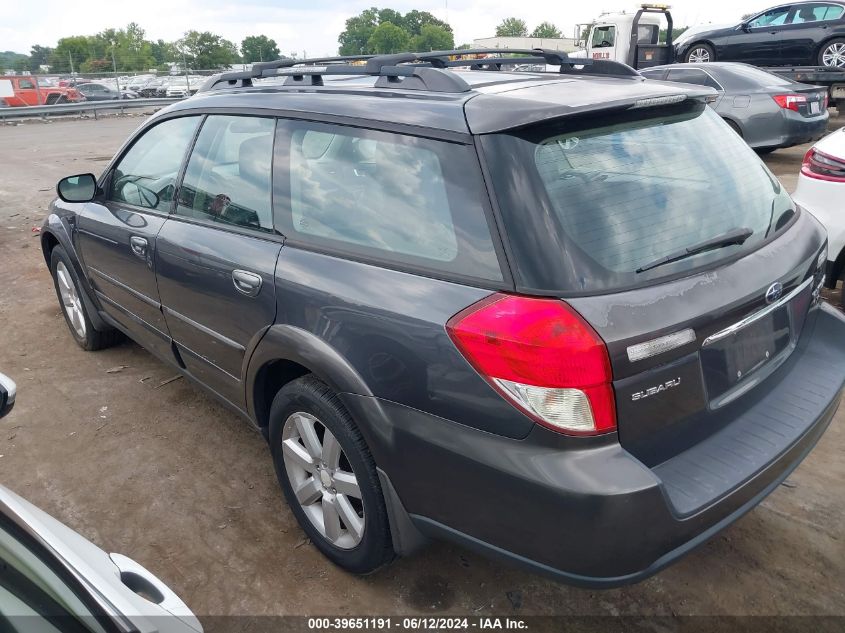 4S4BP62C387316733 | 2008 SUBARU OUTBACK