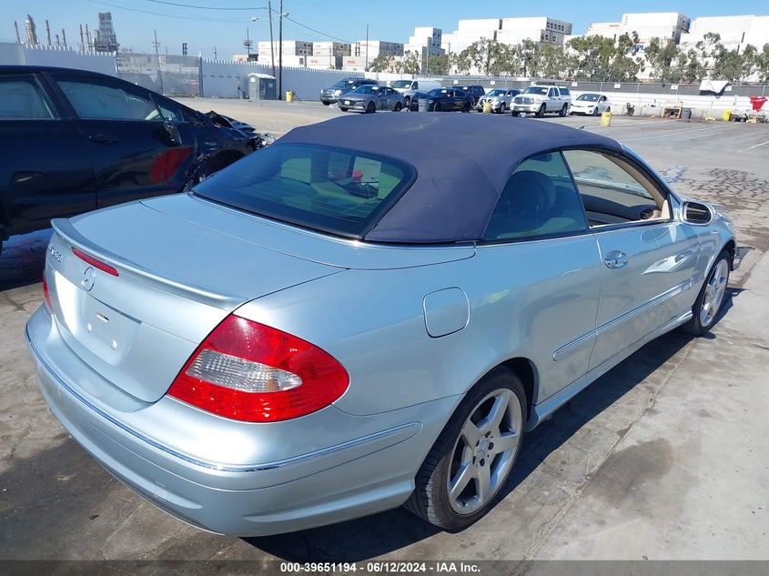 2006 Mercedes-Benz Clk 500 VIN: WDBTK75F96T074021 Lot: 39651194