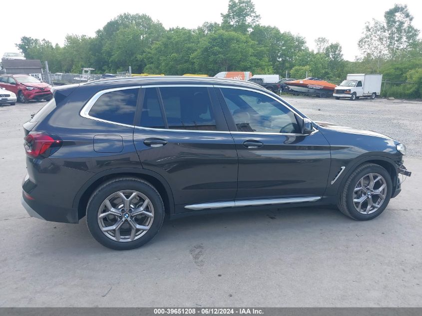 2024 BMW X3 Sdrive30I VIN: WBX47DP09RN267859 Lot: 39651208