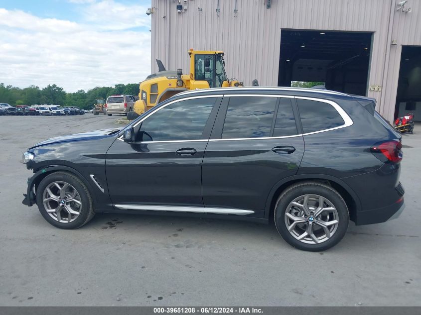 2024 BMW X3 Sdrive30I VIN: WBX47DP09RN267859 Lot: 39651208