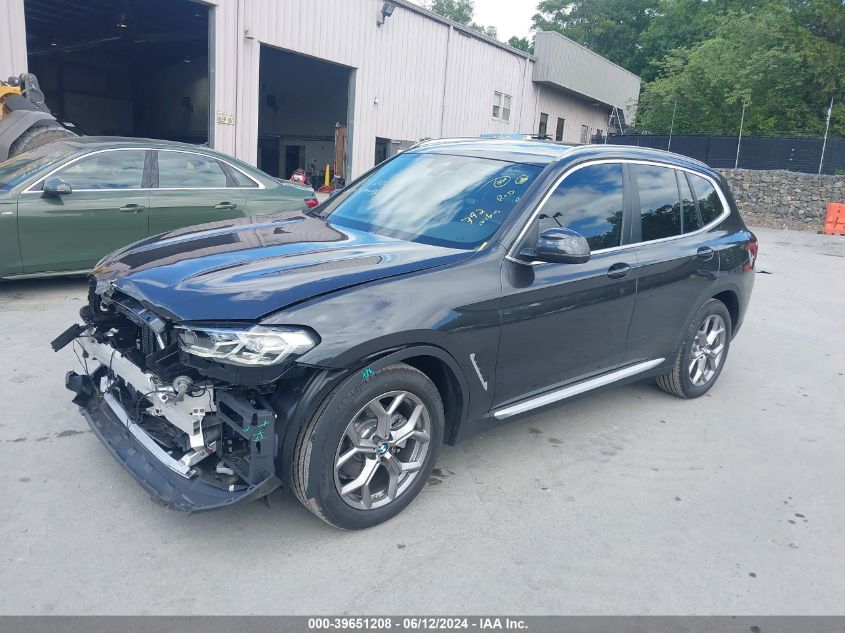 2024 BMW X3 Sdrive30I VIN: WBX47DP09RN267859 Lot: 39651208