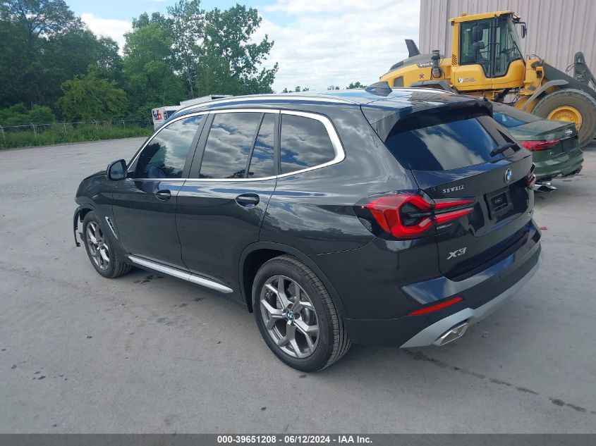 2024 BMW X3 Sdrive30I VIN: WBX47DP09RN267859 Lot: 39651208