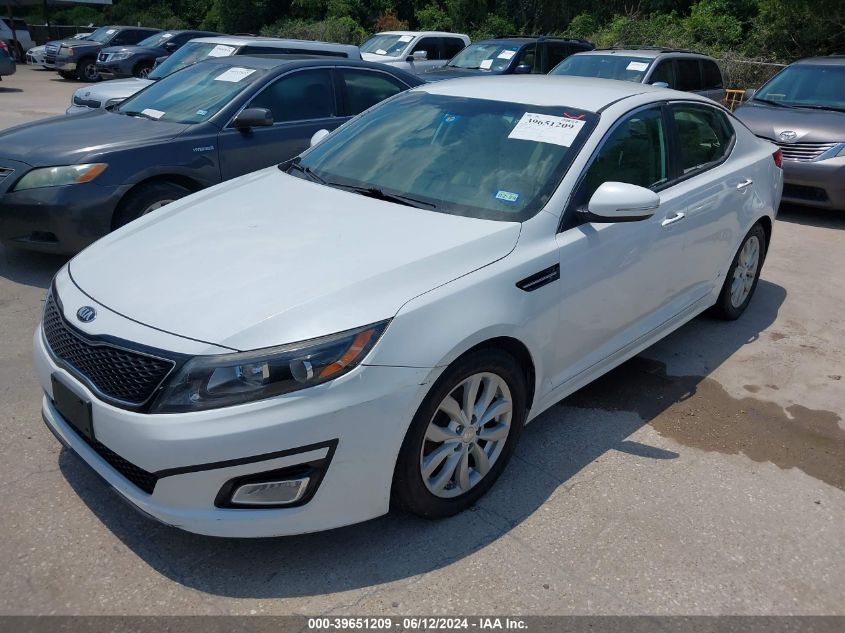 2015 Kia Optima Lx VIN: 5XXGM4A70FG399120 Lot: 39651209