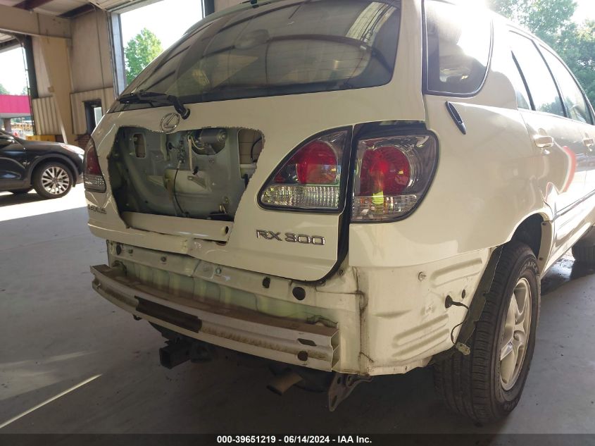 2003 Lexus Rx 300 VIN: JTJHF10UX30314346 Lot: 39651219