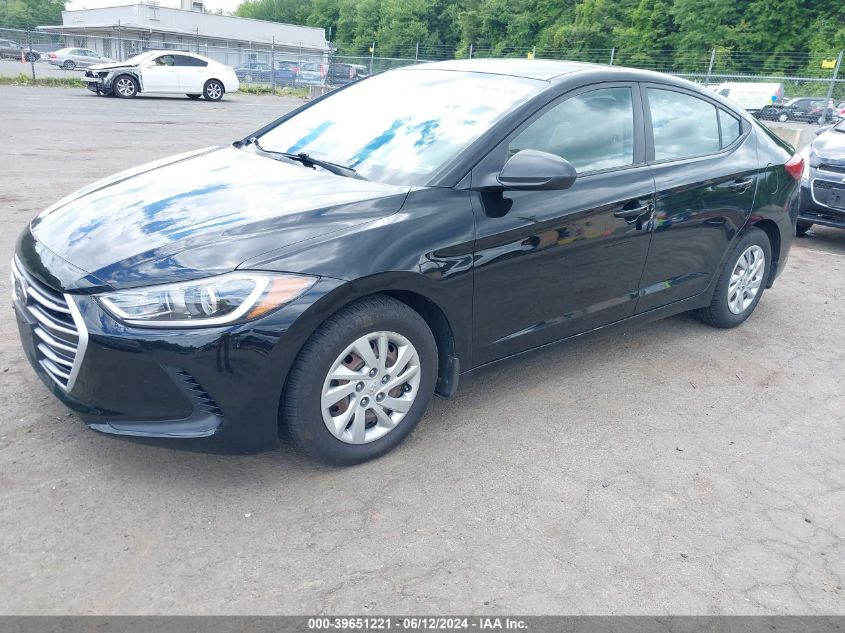 VIN KMHD74LF3HU424776 2017 HYUNDAI ELANTRA SE