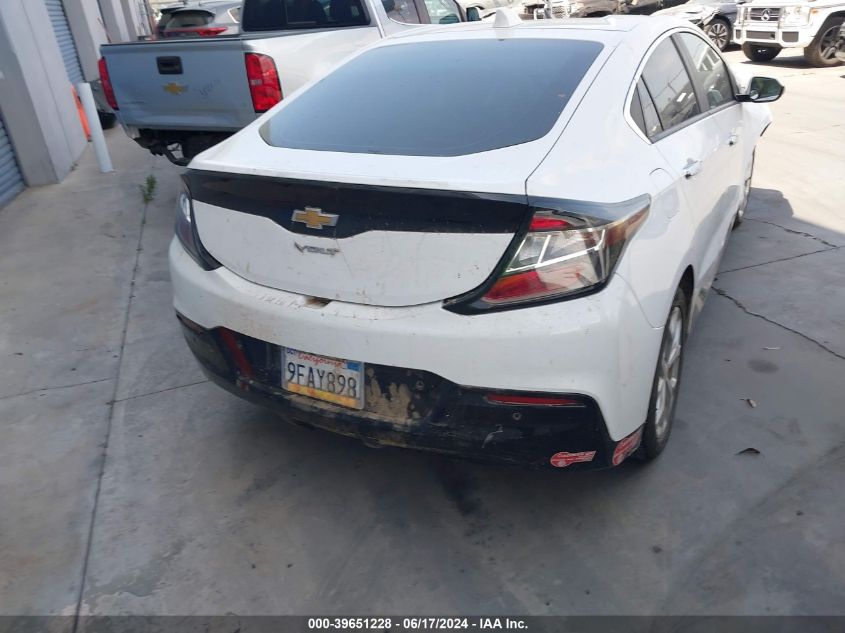 2018 Chevrolet Volt Premier VIN: 1G1RD6S52JU135989 Lot: 39651228