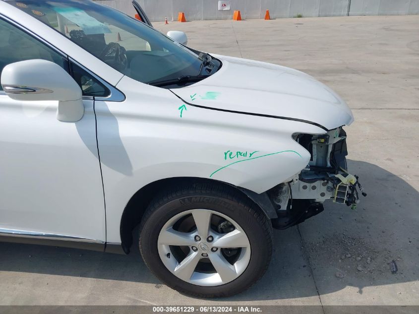 2011 Lexus Rx 350 VIN: 2T2BK1BA2BC090142 Lot: 39651229