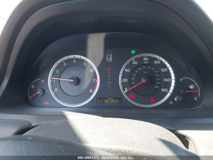 2009 Honda Accord 2.4 Lx-P VIN: 1HGCP26419A200229 Lot: 39651272