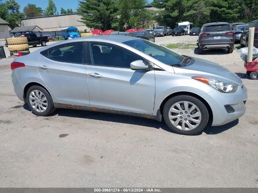 2012 Hyundai Elantra Gls VIN: 5NPDH4AE4CH099649 Lot: 39651274