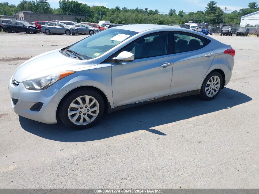 2012 Hyundai Elantra Gls VIN: 5NPDH4AE4CH099649 Lot: 39651274