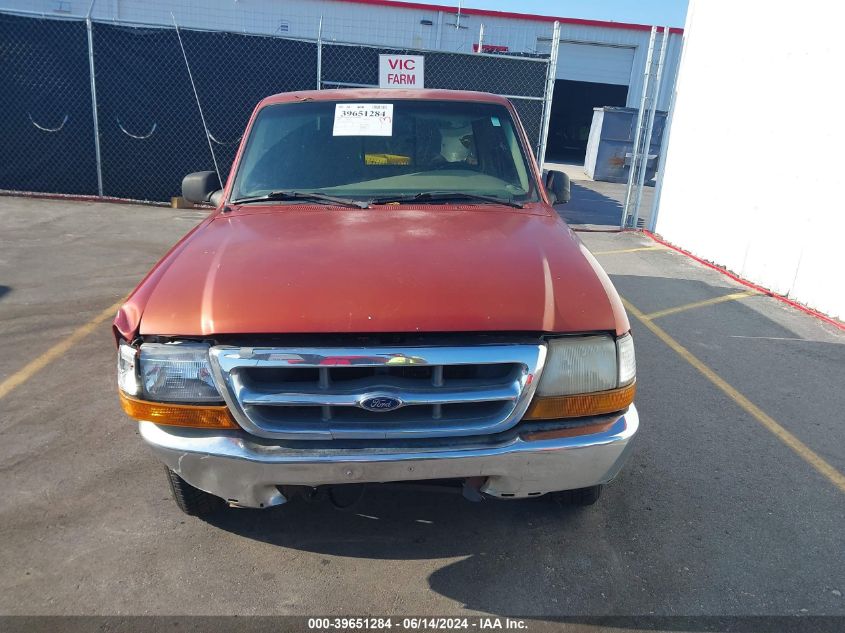 1999 Ford Ranger Xl/Xlt VIN: 1FTYR14V4XPB54197 Lot: 39651284