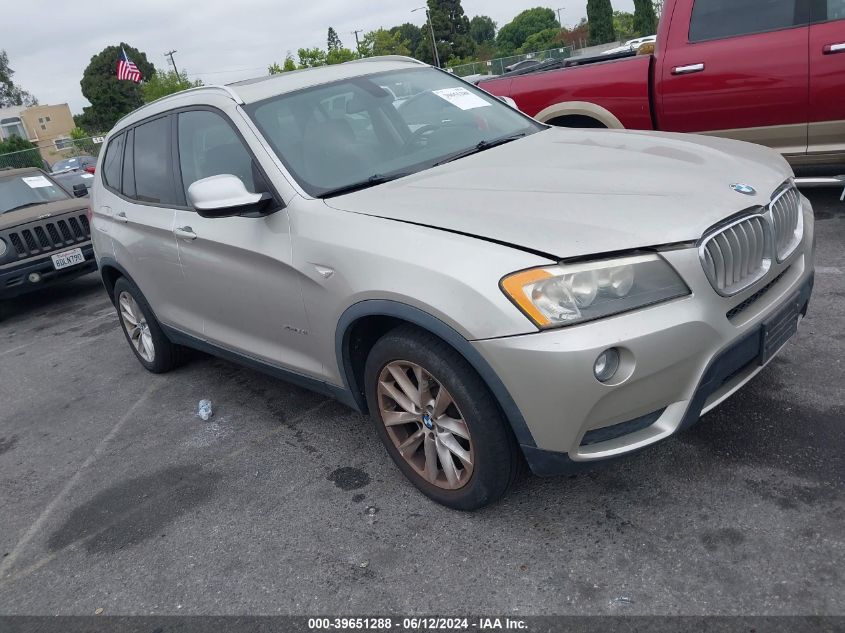 2013 BMW X3 xDrive28I VIN: 5UXWX9C58D0A26791 Lot: 39651288