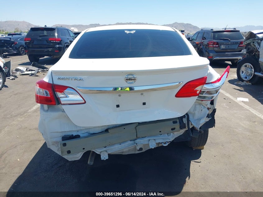 2017 Nissan Sentra S VIN: 3N1AB7AP5HY258828 Lot: 39651296