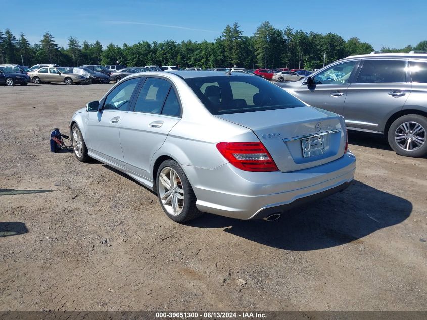 2014 Mercedes-Benz C 250 Luxury/Sport VIN: WDDGF4HB8ER320864 Lot: 39651300