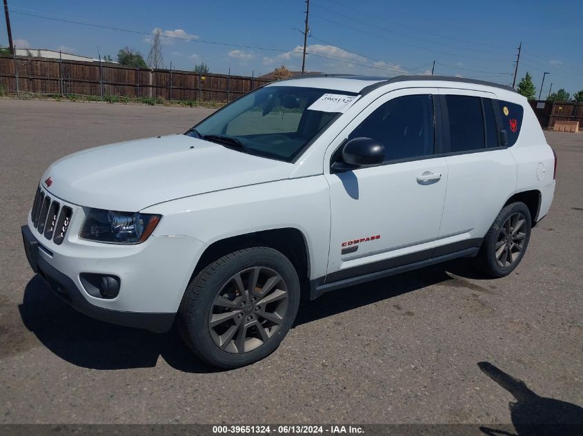 2017 Jeep Compass 75Th Anniversary Edition 4X4 VIN: 1C4NJDBB4HD153350 Lot: 39651324