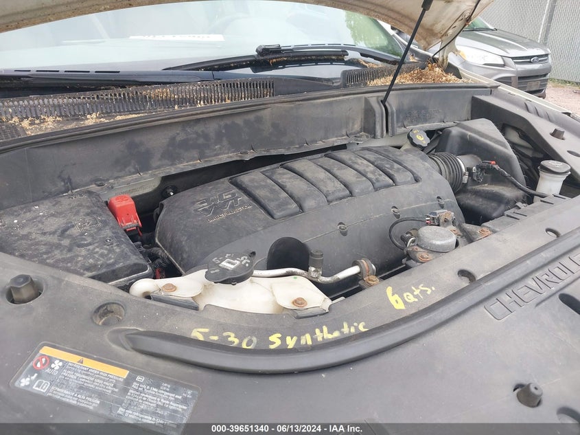 2012 Chevrolet Traverse 2Lt VIN: 1GNKRJED1CJ136045 Lot: 39651340