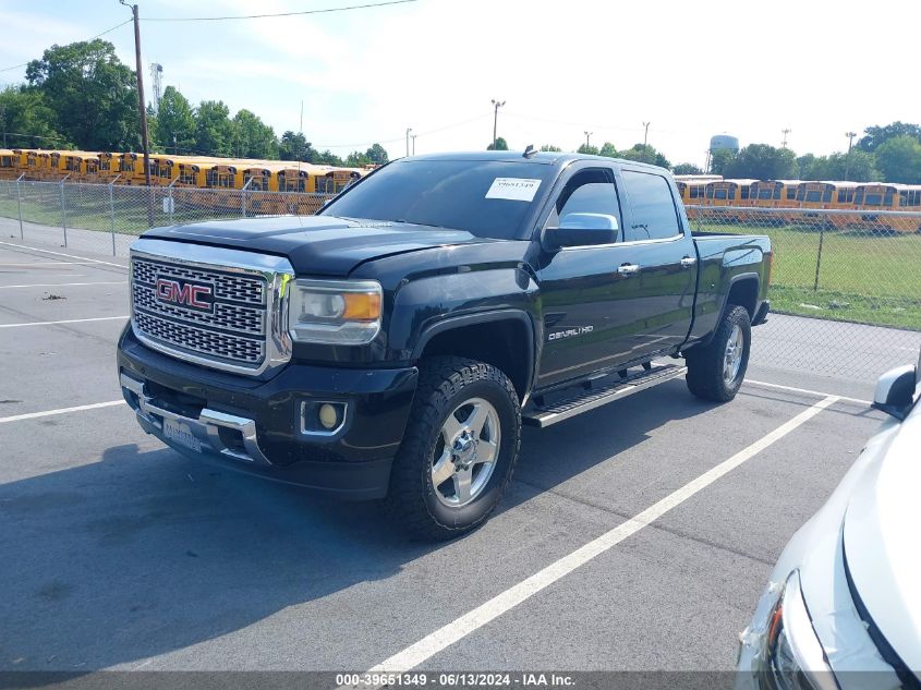 2015 GMC Sierra 2500Hd Denali VIN: 1GT120E85FF181938 Lot: 39651349