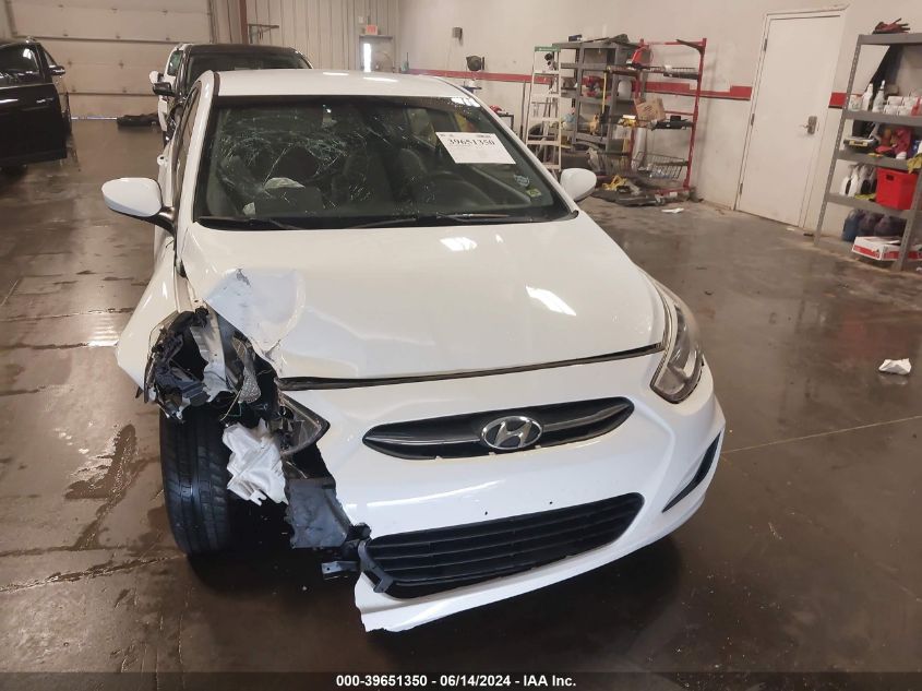 2016 Hyundai Accent Se VIN: KMHCT4AE2GU013420 Lot: 39651350