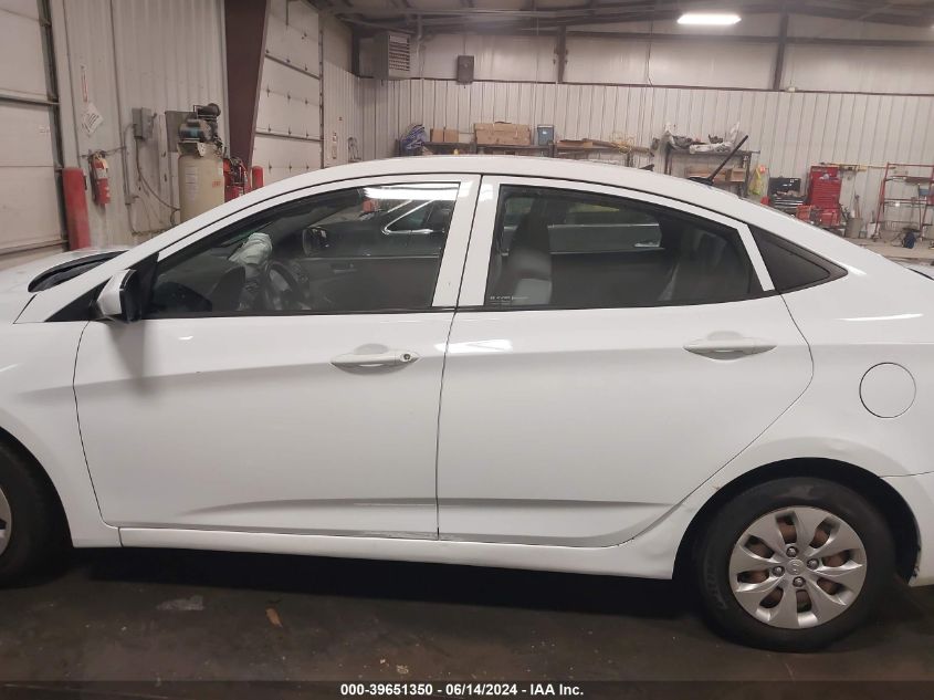 2016 Hyundai Accent Se VIN: KMHCT4AE2GU013420 Lot: 39651350