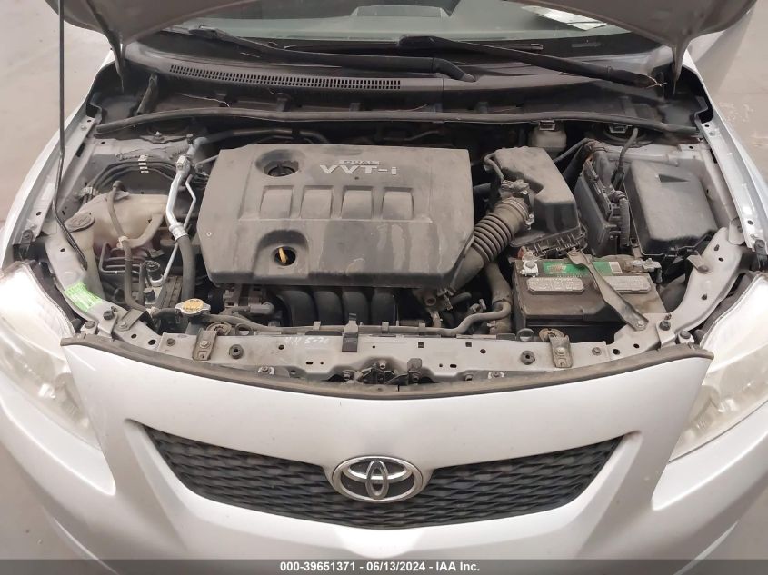 2010 Toyota Corolla Le VIN: 1NXBU4EE2AZ311590 Lot: 39651371