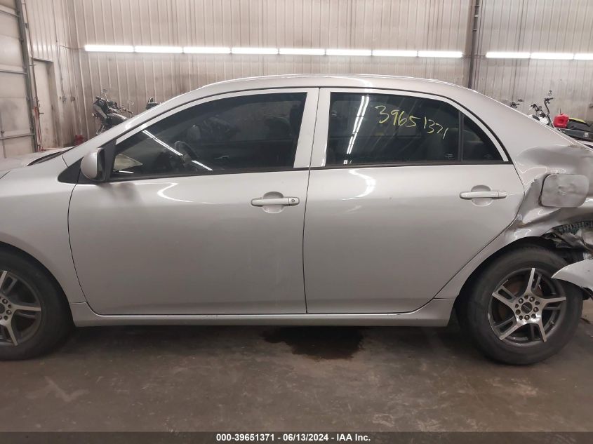 2010 Toyota Corolla Le VIN: 1NXBU4EE2AZ311590 Lot: 39651371