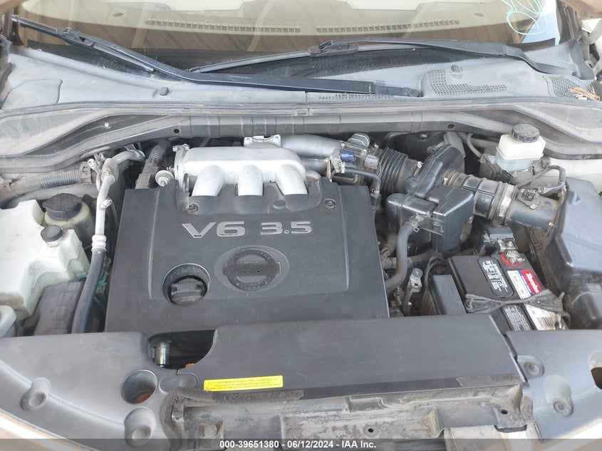 2007 Nissan Murano Sl VIN: JN8AZ08W67W611309 Lot: 39651380