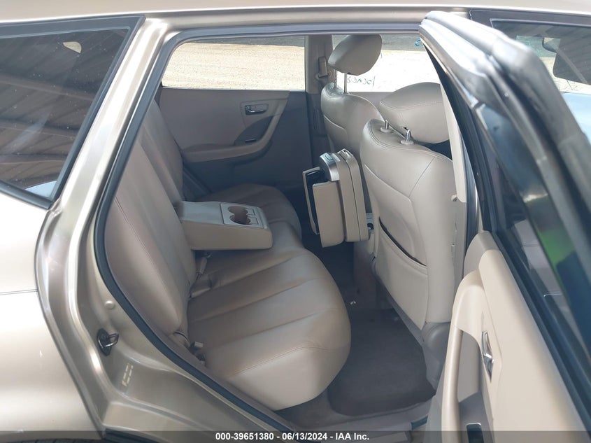 2007 Nissan Murano Sl VIN: JN8AZ08W67W611309 Lot: 39651380