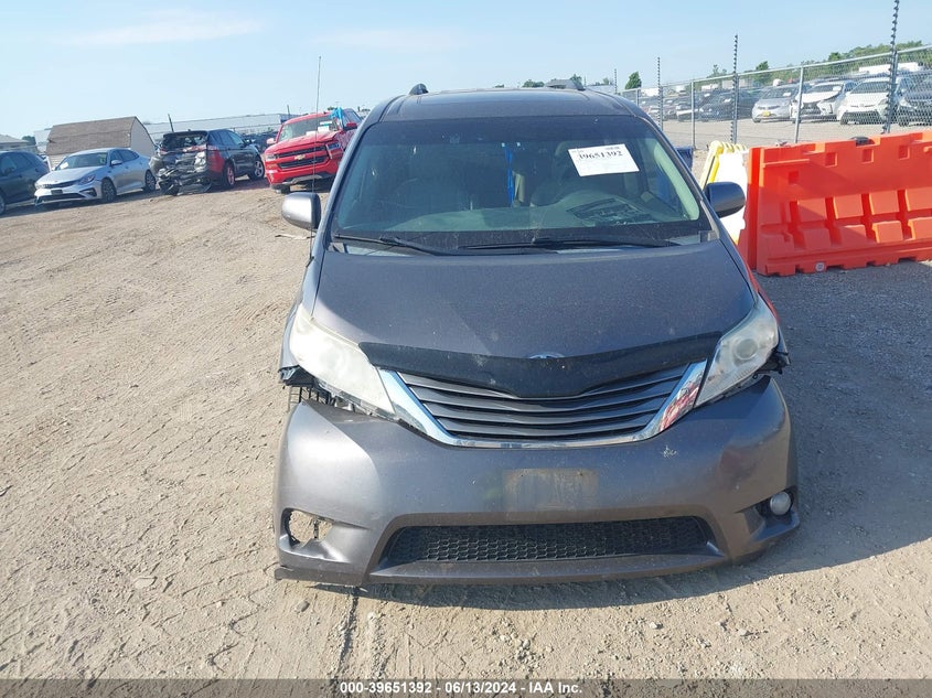 2012 Toyota Sienna Xle V6 8 Passenger VIN: 5TDYK3DC7CS199990 Lot: 39651392