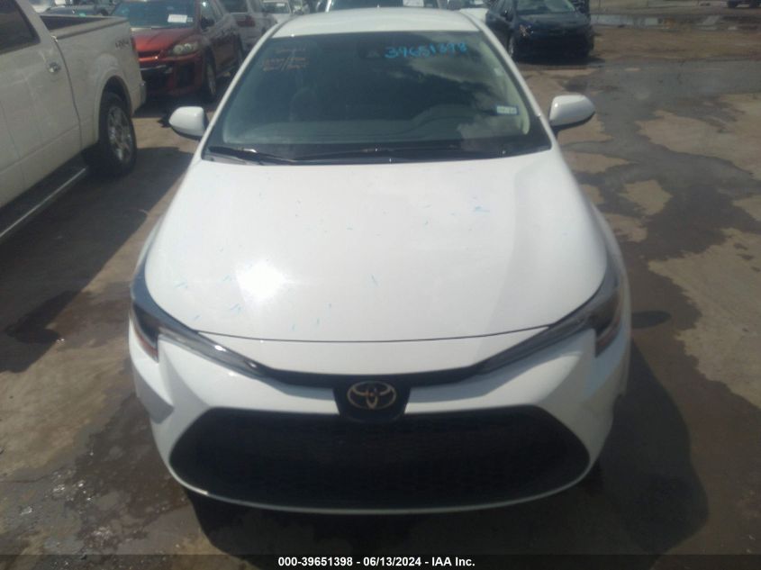 2021 Toyota Corolla Le VIN: 5YFEPMAE0MP257996 Lot: 39651398